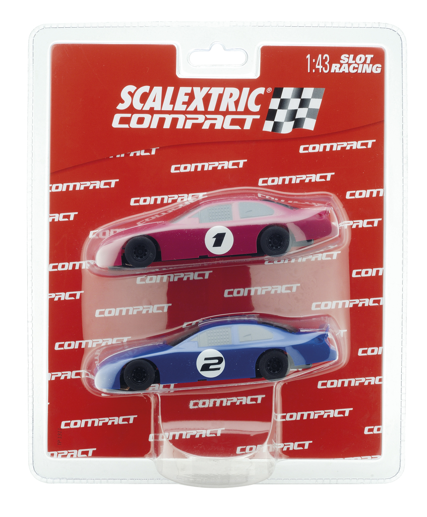 scalextric compact PACK  2 FORD FUSION  COMPACT 1/43